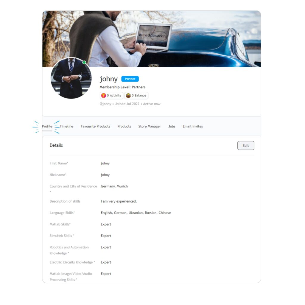 Your Profile
