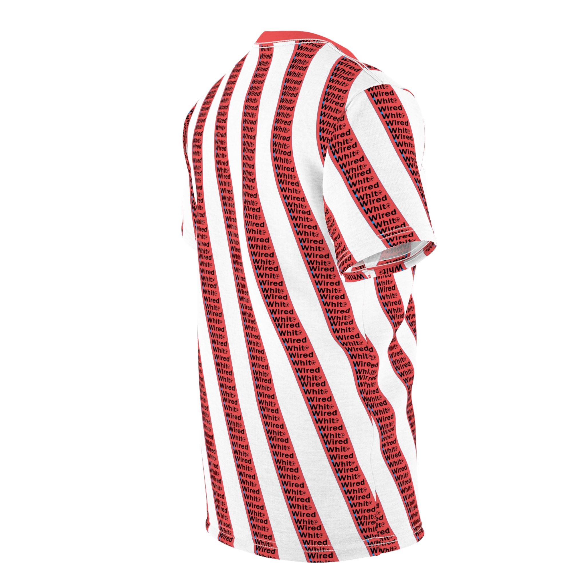 FC WiredWhite Unisex AOP Cut & Sew Tee T-Shirt - Image 4