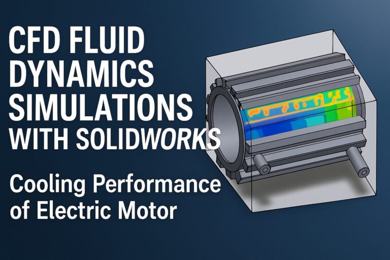 CFD Fluid Dynamics Simulations With Solidworks (Cooling Performance of Electric Motor)